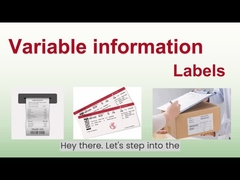 Εφαρμογή υλικών θερμικά ευαίσθητων ετικετών.