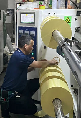 Χάρτινο κυλίνδριο απρόσκοπτο από γρατζουνιές, καθαρή ανθεκτική στο νερό ετικέτες 50u πάχος επιφάνειας