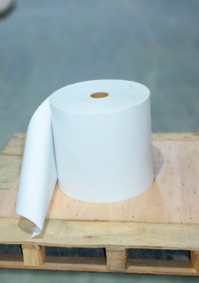 Ανθεκτικό στις γρατσουνιές θερμικό χαρτί Jumbo Roll υψηλής ιξώδους, Stong Sticky Back Type