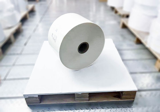 Λάμψη χάρτη γυαλιστερό Διαφανές Opp Jumbo Roll Ετικέτα Ανθεκτική σε χημικά