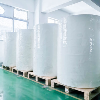 Φωτεινό λευκό χαρτί κόλλησης από PVC, πάχος επιφάνειας 100 u