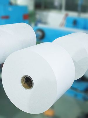 Κινούμενος κόλλα θερμικής ετικέτας αυτοκόλλητος ρόλος, συνηθισμένοι κολλώδεις θερμικοί ρολοί μεταφοράς