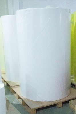 Αυτοκόλλητη θερμική ετικέτα Jumbo Roll, κολλώδες χαρτί 54u πάχος επιφάνειας