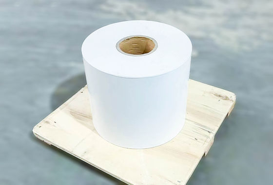 Ζεστή τήξη κόλλα Jumbo Roll θερμικό χαρτί, 75u πάχος επιφάνειας θερμότητας αντίγραφο