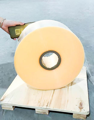 Καλή τιμή Διαφανές υλικό ετικέτας BOPP, αυτοκόλλητο χαρτί Jumbo Roll σε απευθείας σύνδεση