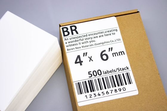 Καλή τιμή Εύκολη στην εφαρμογή 4x6 θερμική ετικέτα αυτοκόλλητο για εκτυπωτή σε απευθείας σύνδεση