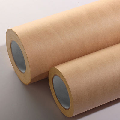 Καλή τιμή Καμία εκτύπωση Αυτοκόλλητο Kraft Paper Roll Υδατοενεργοποιημένο κόλλημα Ανθεκτικό στην τριβή 80g σε απευθείας σύνδεση